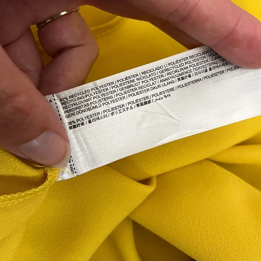 Mango Yellow Sleeveless Maxi Dress - Picture 7 of 9